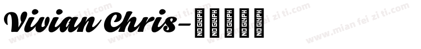Vivian Chris字体转换